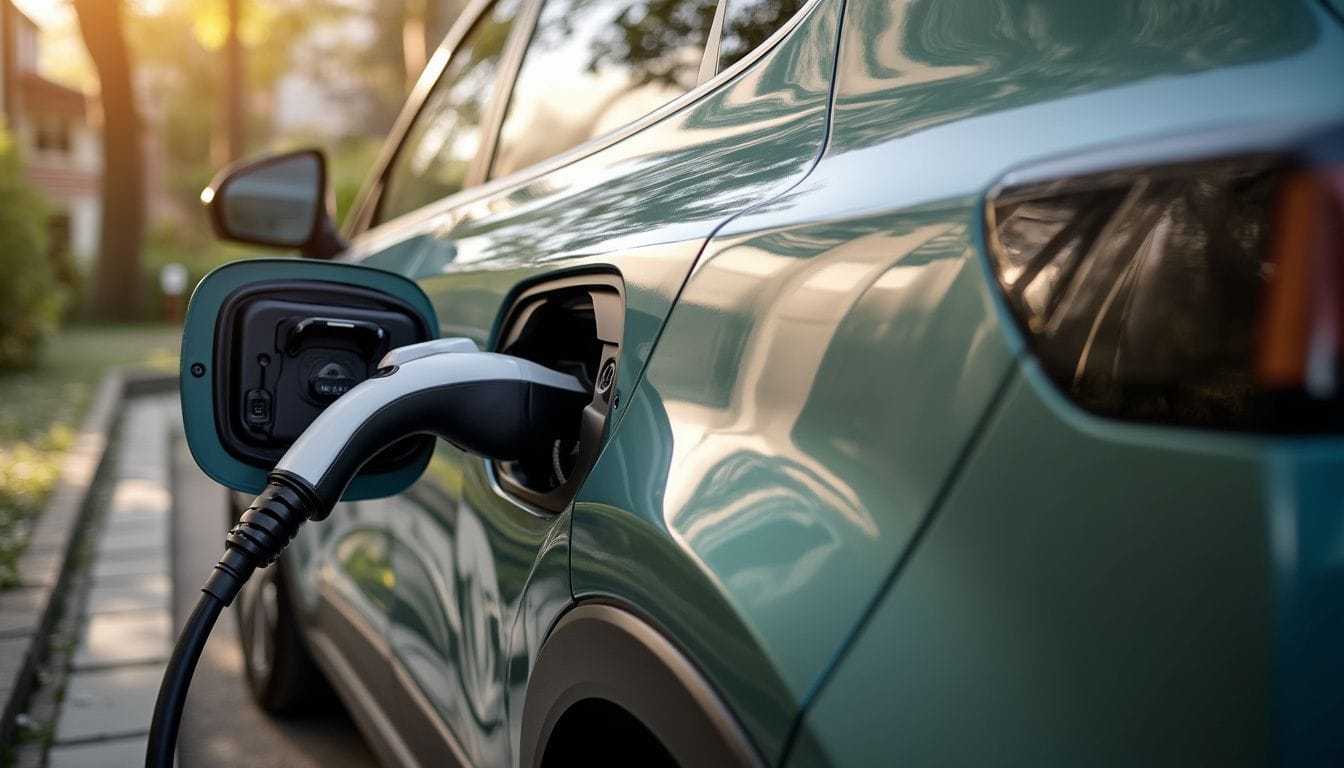 Bild: Laden von E-Autos an der Station